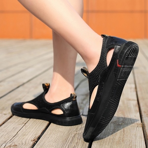 <span class=keywords><strong>Sandali</strong></span> classici fatti a mano da uomo eleganti nuovi estivi scarpe In pelle <span class=keywords><strong>sandali</strong></span> da passeggio In pelle da uomo - Product Image 6