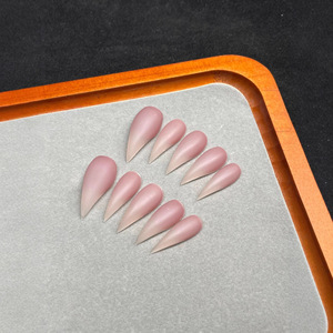 <span class=keywords><strong>Uñas</strong></span> Postizas <span class=keywords><strong>Mate</strong></span> en Degradado <span class=keywords><strong>Rosa</strong></span> Nude con Diseño <span class=keywords><strong>de</strong></span> Garra <span class=keywords><strong>de</strong></span> Dragón, 10 Piezas, <span class=keywords><strong>Uñas</strong></span> Postizas <span class=keywords><strong>de</strong></span> Cobertura Total, <span class=keywords><strong>Uñas</strong></span> Sólidas Simples Hechas a Mano para el Uso Diario, Manicura para Mujeres - Product Image 4