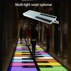 กันน้ํากลางแจ้ง LED เซ็นเซอร์แบบโต้ตอบเท้าเปียโนพื้นสําหรับ Square Dance Party ตกแต่งส่องสว่างกระเบื้องปูพื้น - Product Image 5