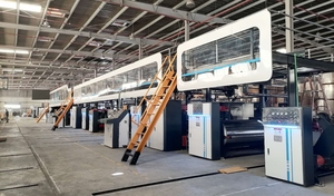 Tuyến sản xuất thùng carton sóng tự động hoàn toàn, máy làm giấy carton 3, 5, 7 lớp/nhà máy sản xuất giấy carton sóng tự động - Product Image 2