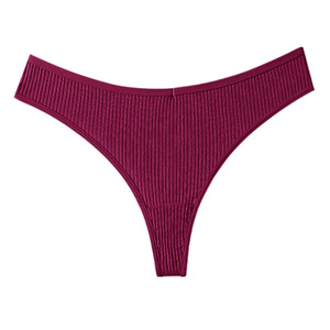 Braguitas de algodón de cintura baja de color liso para mujer, ropa interior transpirable de punto para uso diario, bragas de algodón 40S para mujer, tallas S/M/L, para las cuatro estaciones - Product Image 6