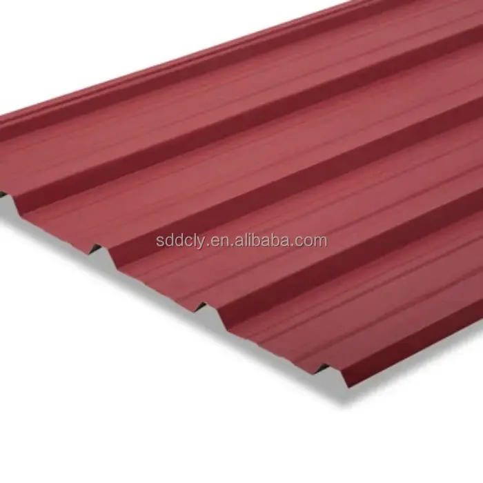 Preço da folha de painéis para telhados na China por folha casas pré-fabricadas revestimento de alumínio e zinco corrugado