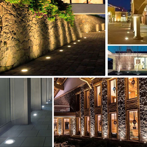 Lumière de jardin extérieure imperméable, lumière encastrée dans le sol, lampe LED souterraine - Product Image 5