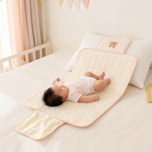 Tapis à <span class=keywords><strong>langer</strong></span> portable pour bébé, tapis à <span class=keywords><strong>langer</strong></span> de voyage pliable et léger pour nouveau-né - Product Image 4