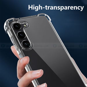 Étui de téléphone en TPU transparent de luxe, résistant aux chocs, pour <span class=keywords><strong>S21</strong></span> S22 S23 S24 S25 S26 Plus <span class=keywords><strong>Ultra</strong></span> - Product Image 3