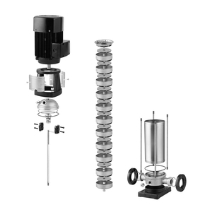 Pompe de surpression multi-étages <span class=keywords><strong>pour</strong></span> l'agriculture et l'irrigation avec corps en acier inoxydable 110 kW - Product Image 3