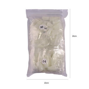 Misscheering 500 pièces <span class=keywords><strong>Faux</strong></span> <span class=keywords><strong>ongles</strong></span> en acrylique à <span class=keywords><strong>capsule</strong></span>, extension française, demi-couverture, longs, forme canard, pointes artificielles - Product Image 6