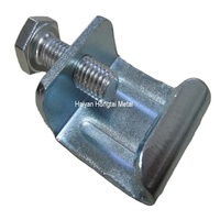 Collier de serrage à ressort réglable M8 en acier galvanisé noir avec revêtement en poudre, capacité de charge 200 kg, pour ventilation métrique