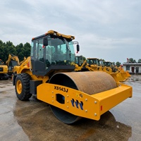 Compacteur à tambour unique de 14 tonnes XS143J pour travaux de construction lourds, ports, aéroports, barrages et sites industriels