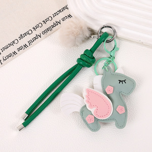 Colgante creativo de lujo para bolso de otoño-invierno, hecho a mano con costuras en contraste y diseño de <span class=keywords><strong>caballo</strong></span>, también como colgante para teléfono - Product Image 5