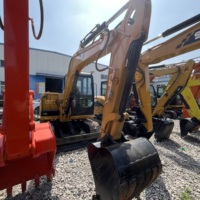 Mini-excavatrice CAT305.5E2 d'occasion en bon état, directement de l'usine, économique, haute performance, accepte la personnalisation des accessoires