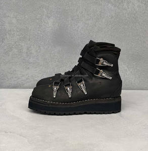 <span class=keywords><strong>Bottes</strong></span> de ski en cuir de veau pleine fleur doublées avec boucle, noires, pour femme, modèle Original <span class=keywords><strong>22</strong></span> Blkt Bison Riversed, doublées, pour homme - Product Image 6