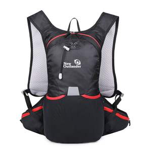 Sac à dos de cyclisme 12l imperméable en polyester, sac d'hydratation pour vélo, sac à dos pour les déplacements quotidiens, la randonnée, la course à pied, le vélo, le cyclisme - Product Image 6