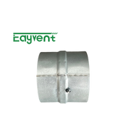 Clapet anti-retour rond en acier galvanisé pour conduit d'extraction de hotte, 4-16 pouces, OEM