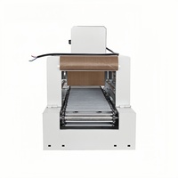 Machine d'emballage sous film rétractable automatique à chaîne 3020 avec convoyeur à rouleaux de table pour l'emballage de lait infantile