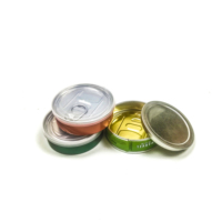 Étiquettes personnalisées, autocollants, boîtes en fer blanc faciles à ouvrir avec anneau, boîtes en fer blanc auto-scellantes, boîtes de conserve pour thon, logo personnalisé, artisanat, bougie