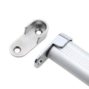 Zinc Alloy U Shaped Clothes Rack Holder Wall Mount Wardrobe <b>Hardware</b> Die Casting Non Detachable Cupboard Use - Product Image 1