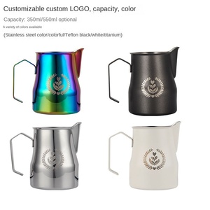 Design moderno italiano 304 acciaio inossidabile eco-friendly caffè Latte tazza Fanie Latte Bubble Pot utensile pancia - Product Image 4