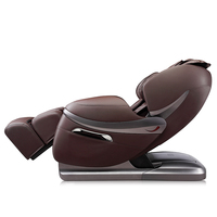 Silla de Masaje Sl-A80-1 de Lujo, Portátil, con Bolsas de Aire, Riel Extra Largo, Masaje Corporal Completo 4D, Gravedad Cero, con Calefacción