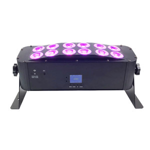 Potente Iluminación LED con Batería, Luces Inalámbricas DMX Wash Uplights 12x18W RGBWA+UV con WIFI e IR para <span class=keywords><strong>DJ</strong></span>, Bodas, Fiestas y Eventos - Product Image 4