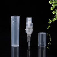Mini vaporisateur de parfum portable de voyage à brume fine 2ml 3ml 4ml 5ml flacon pulvérisateur en plastique transparent noir blanc à sertir