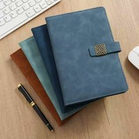 Carnet A5 en cuir PU de haute qualité avec reliure cousue, personnalisable pour promotion professionnelle, avec logo imprimé