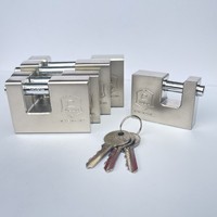 Cadenas antivol rectangulaire mat à ouverture horizontale, cylindre en fer, modèle YD Rectangle Chine