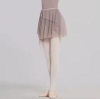 Jupe de danse élastique pour adulte 2026, 4 couleurs, pour ballet, gymnastique et yoga, en maille, à enfiler