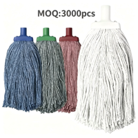 Tête de balai serpillère en coton coloré, très absorbante et durable, pour sols en bois dur et carrelage domestiques