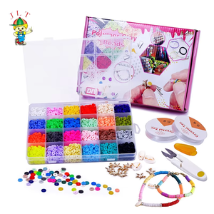 ชุดลูกปัดดินโพลิเมอร์ทรงแบนกลม 24 สี สำหรับงาน DIY ทำเครื่องประดับสร้อยข้อมือด้วยตัวเอง - Product Image 2