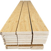 AS/NZS 4357 F17 Pine LVL Beams 90x45mm Structural Lumber E14 Laminated Veneer Lumber Construction Timber Beam for Building House