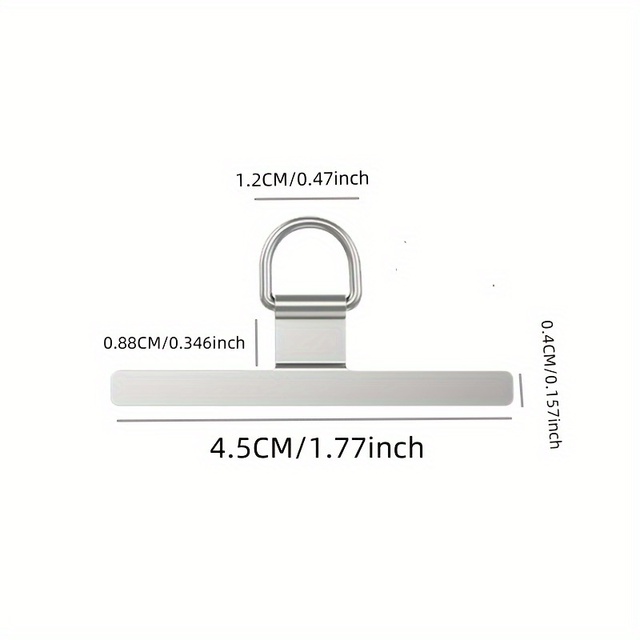 Ultra-thin Metal Mobile Phone Lanyard Clip Sturdy Pendant Chain Hook Durable Accessories Length 5