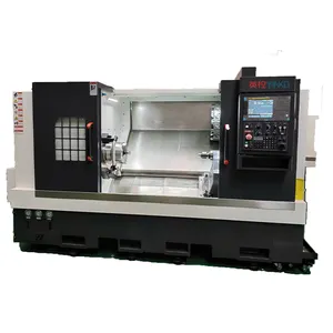 Sıcak satış Metal eğimli yatak CNC torna makinesi HTW-600/1050 CNC torna tezgahı makinesi