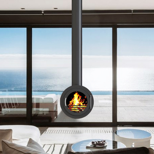 Estufa <span class=keywords><strong>de</strong></span> <span class=keywords><strong>leña</strong></span> suspendida Chimenea redonda colgante 2025 Estufas <span class=keywords><strong>de</strong></span> <span class=keywords><strong>leña</strong></span> - Product Image 3
