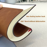 Carnet de notes A5 professionnel personnalisé haute apparence en cuir de mouton livre de comptes fil à coudre couverture rigide B5 bloc-notes bureau