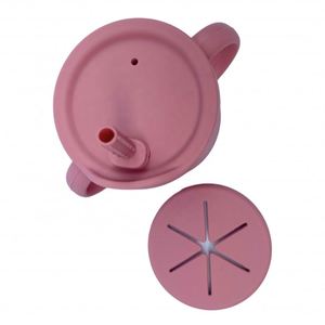 Gobelet d'apprentissage pour bébé en silicone avec poignées, sans BPA, qualité alimentaire, pour les tout-petits de 1 à 2 ans, pour apprendre à boire - Product Image 2