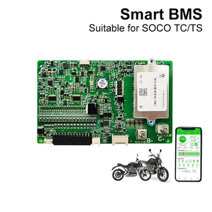 Système de gestion de batterie BMS au lithium Super <span class=keywords><strong>Soco</strong></span> TS <span class=keywords><strong>TC</strong></span> CU DU 60V 17S 50A Pic 100A, carte de balanceur d'origine LiFePO4 - Product Image 3