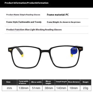 Kính mắt Frames Reading Kính Eyewear quang khung màu xanh Chặn ánh sáng lunettes mắt thứ tự trực tuyến kính tùy chỉnh - Product Image 2