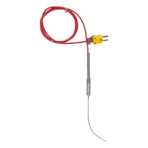 Flexibles gepanzertes Industrie-Thermometer mit biegsamer Sonde, Spatenanschlüsse, Edelstahlsonde, OEM, 0,01°C Auflösung für - Product Image 4