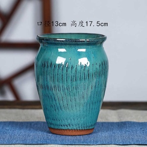 Maceta Grande de Arcilla Morada, Estilo Rústico, para Balcón, Interior, Plantas Verdes, Maceta Pequeña - Product Image 2
