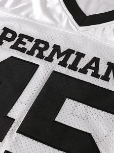 Camiseta de Fútbol Americano al por Mayor, Diseño Personalizado, Uniforme de Fútbol Americano, 100% Poliéster, Ropa Deportiva, Ropa Deportiva de Fútbol - Product Image 4