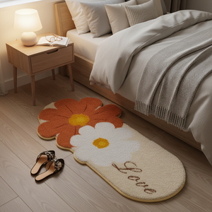 Tapis de bain antidérapant personnalisé en gros, imitation cachemire, 3-5 mm d'épaisseur, dos en caoutchouc antidérapant, fabrication mécanique, tapis de salle de bain pour la maison et l'hôtel - Product Image 2