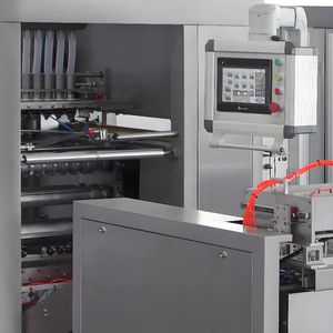 Ligne <span class=keywords><strong>de</strong></span> production d'emballage <span class=keywords><strong>de</strong></span> poche à plusieurs voies entièrement automatique avec servomoteur <span class=keywords><strong>pour</strong></span> poudre <span class=keywords><strong>de</strong></span> <span class=keywords><strong>sucre</strong></span> poudre à pâte café sel - Product Image 3