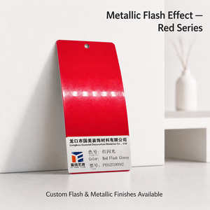 Revêtement en poudre haute brillance rouge flamme RAL 3000 |   Époxy <span class=keywords><strong>polyester</strong></span> pour meubles en métal et acier - Product Image 2