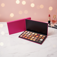 Boîte d'emballage de luxe personnalisée pour fards à paupières de marque de maquillage, écologique et certifiée FSC, protège la palette de fards à paupières pendant l'expédition