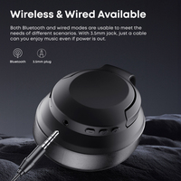 Casque Gaming sans Fil Bluetooth 5.4 Anti-Bruit de Haute Qualité, Casque Audio Sport Étanche Sur l'Oreille