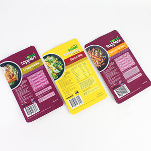 Envasado de alimentos congelados rápido personalizado, bolsa de soporte a prueba de humedad, Material PET de aluminio PE para ensalada, condimento, tocino, leche/gelatina - Product Image 2