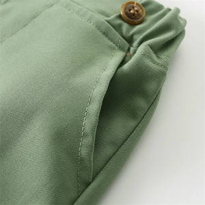 Enfants bébé garçons Gentleman tenues été enfants noeud papillon chemise jarretelle Shorts enfant en bas âge garçon vêtements <span class=keywords><strong>ensemble</strong></span> - Product Image 5