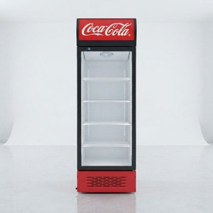 Refrigerador Vertical Comercial <span class=keywords><strong>de</strong></span> Una Sola Temperatura con Enfriamiento por Aire para Bebidas <span class=keywords><strong>Coca</strong></span>-<span class=keywords><strong>Cola</strong></span>, Vitrina Exhibidora con Puerta <span class=keywords><strong>de</strong></span> Vidrio - Product Image 4