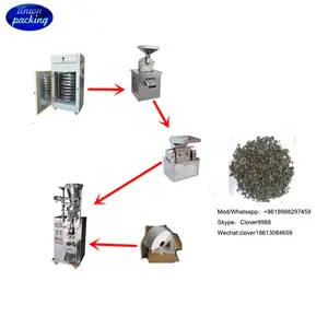 Chá de fruta seca misturado cheio automático preço baixo linha de produção de chá verde giang